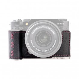 피지테크 가죽 카메라 케이스 후지 X-M5 블랙 P-CB-543