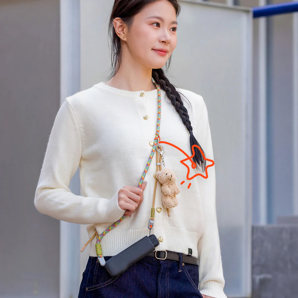 피지테크 액션캠 스마트폰 넥스트랩 라임그린 P-CB-608