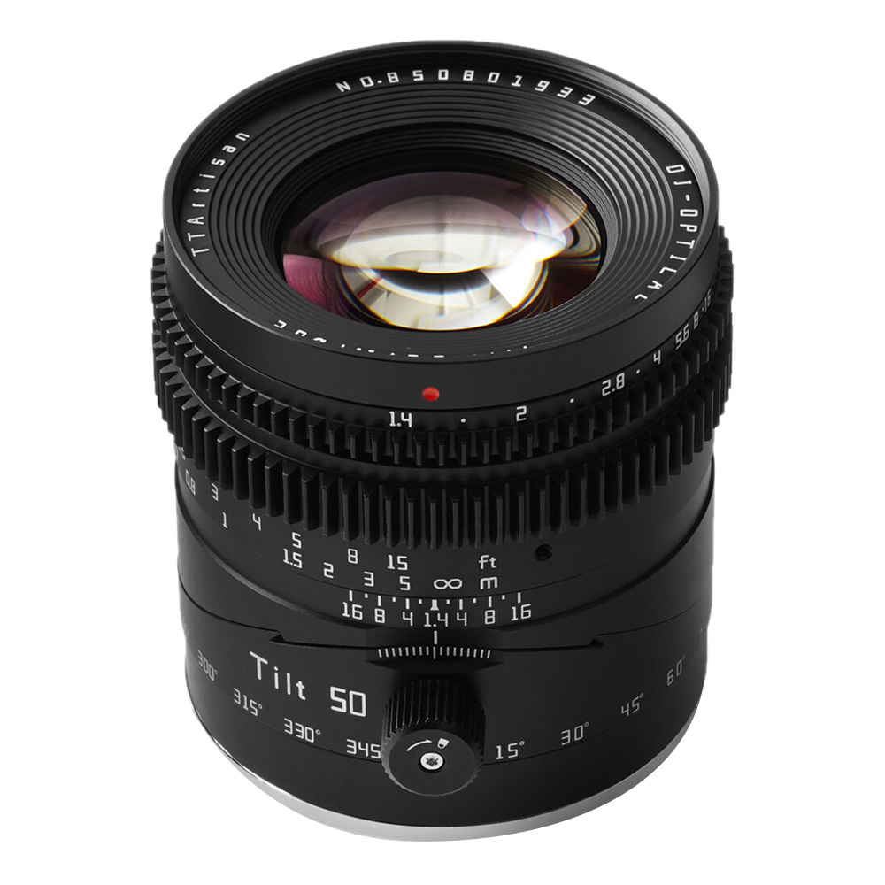 [EOS클럽 공동구매] 티티아티산 MF 50mm F1.4 캐논 RF 마운트 풀프레임 틸트렌즈 블랙