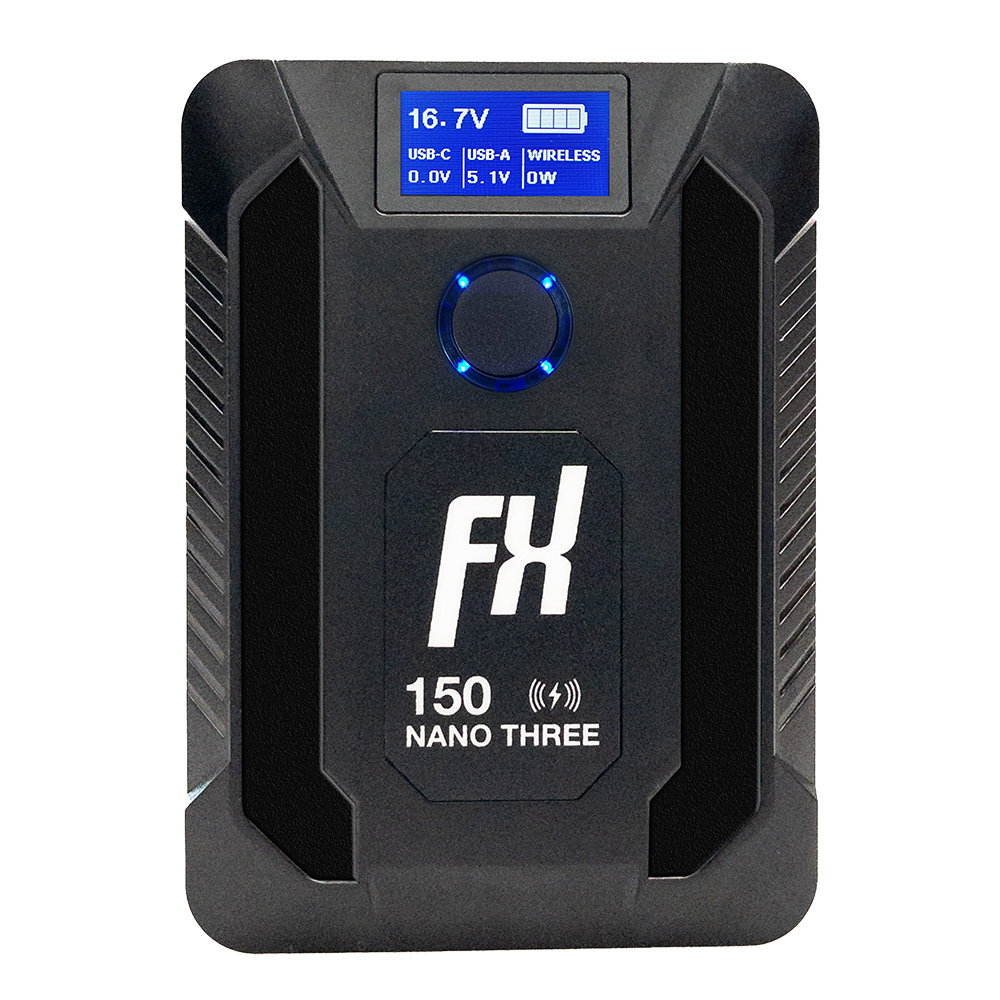 [도프룩 공동구매] FXLION 나노 쓰리 와이어리스 V마운트 배터리 150Wh / 10A 스마트폰 무선충전