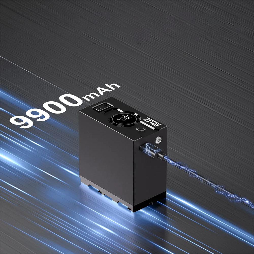 지테이 소니 NP-F970 배터리 USB-C 충전식 9900mAh