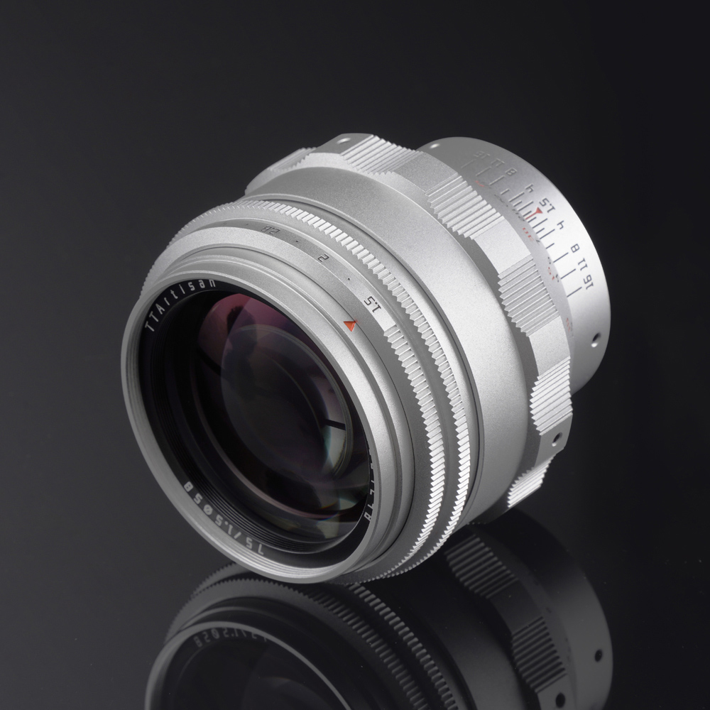 [리퍼비시 A] 티티아티산 MF 75mm F1.5 스윌리 보케 렌즈 M42 마운트 실버