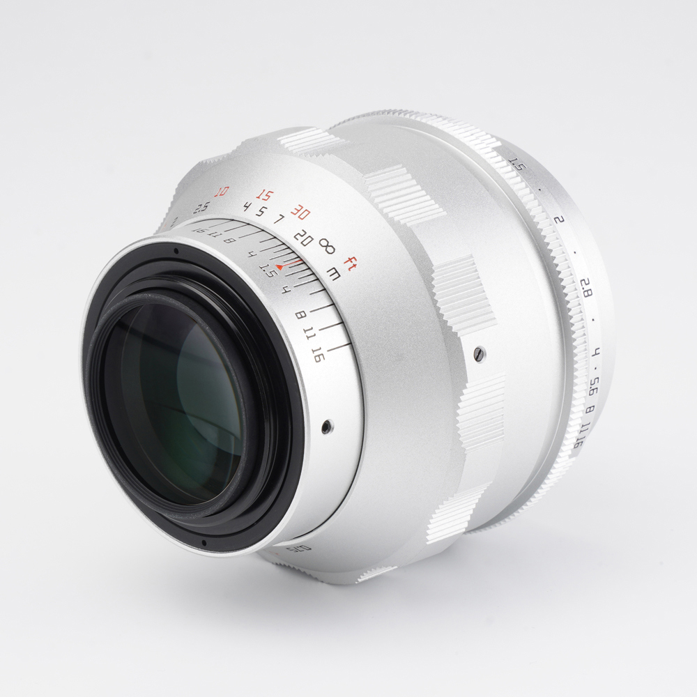 [리퍼비시 A] 티티아티산 MF 75mm F1.5 스윌리 보케 렌즈 M42 마운트 실버