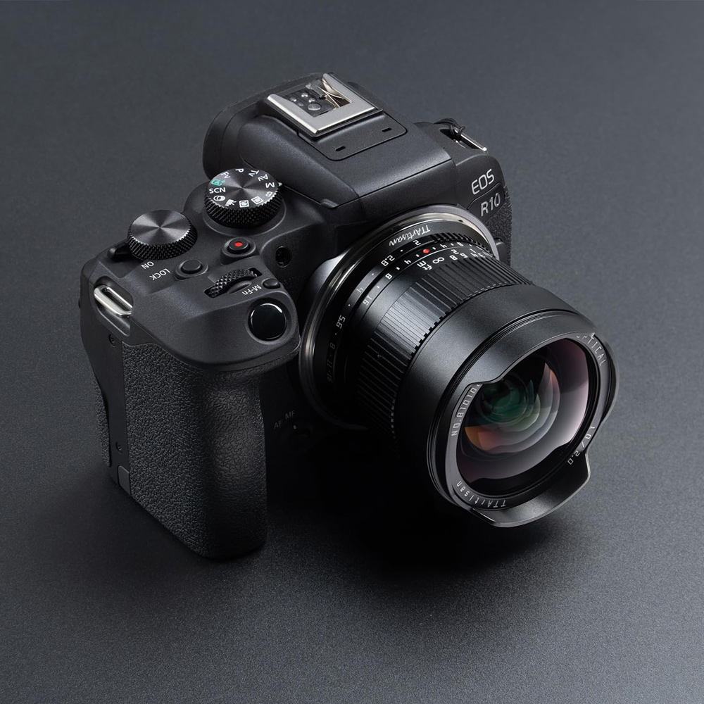 [리퍼비시 S] 티티아티산 MF 10mm F2 캐논 RF 마운트 블랙 APS-C 렌즈