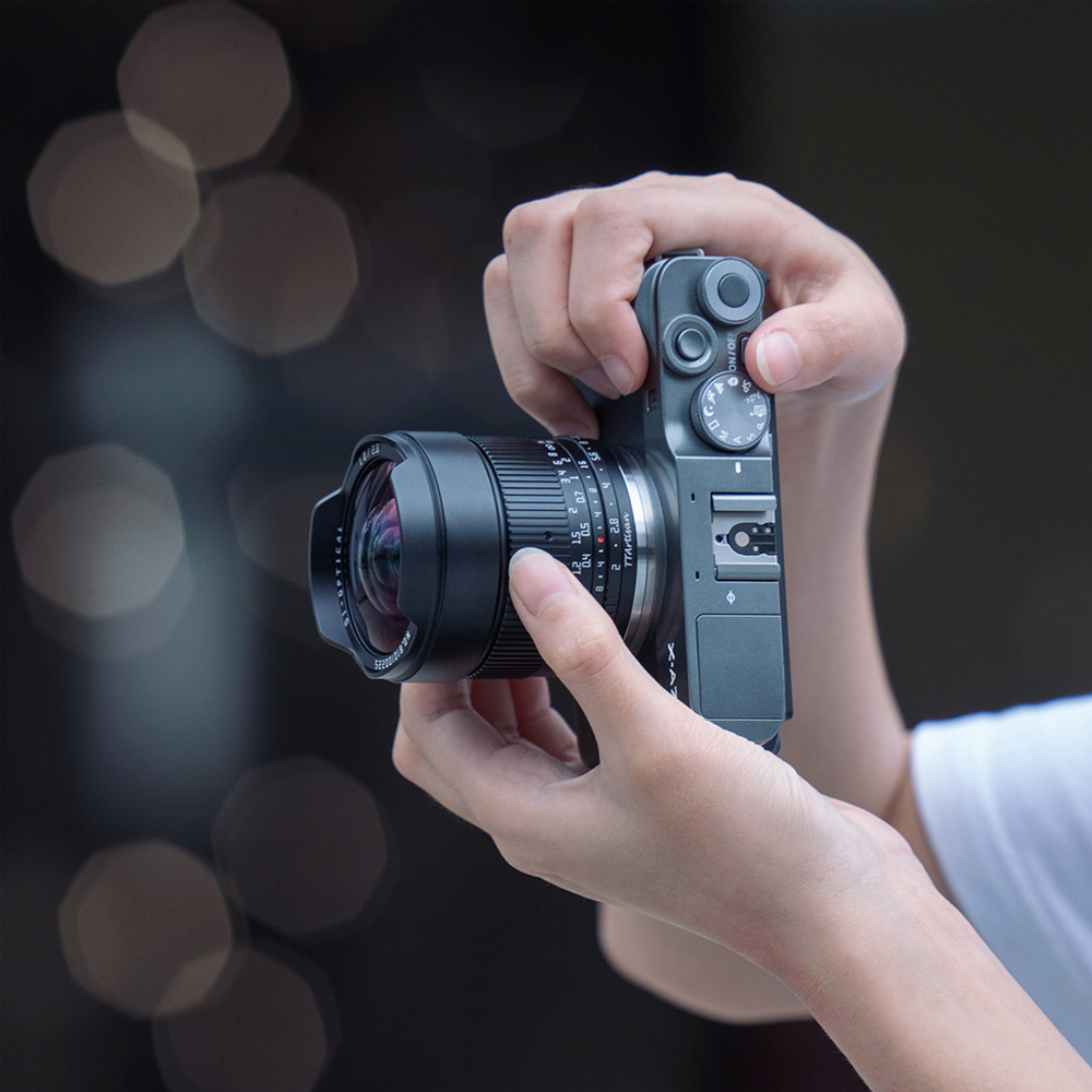 [리퍼비시 B] 티티아티산 MF 10mm F2 캐논 RF 마운트 블랙 APS-C 렌즈