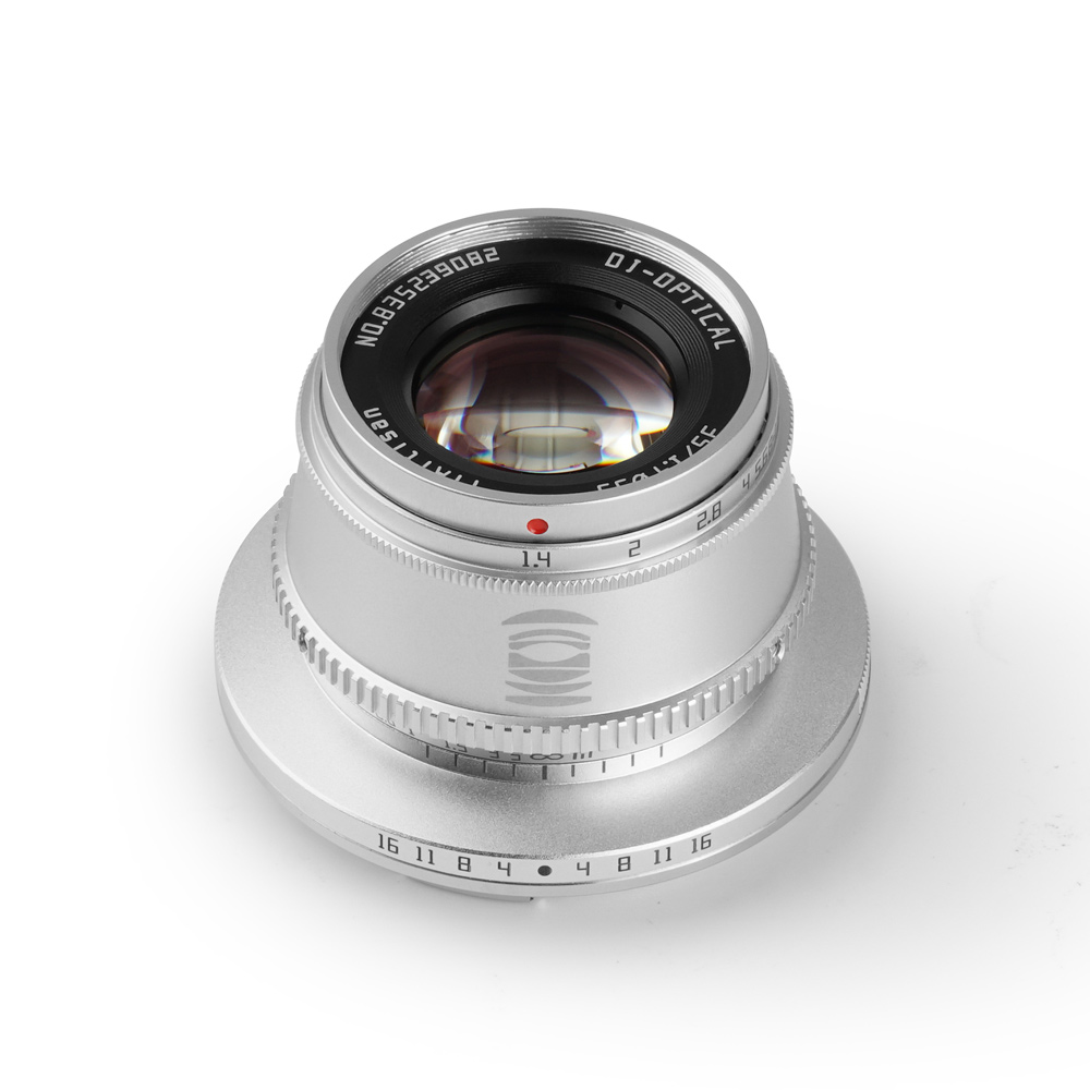 [리퍼비시 A] 티티아티산 MF 35mm F1.4 캐논 RF마운트 APS-C 렌즈 실버