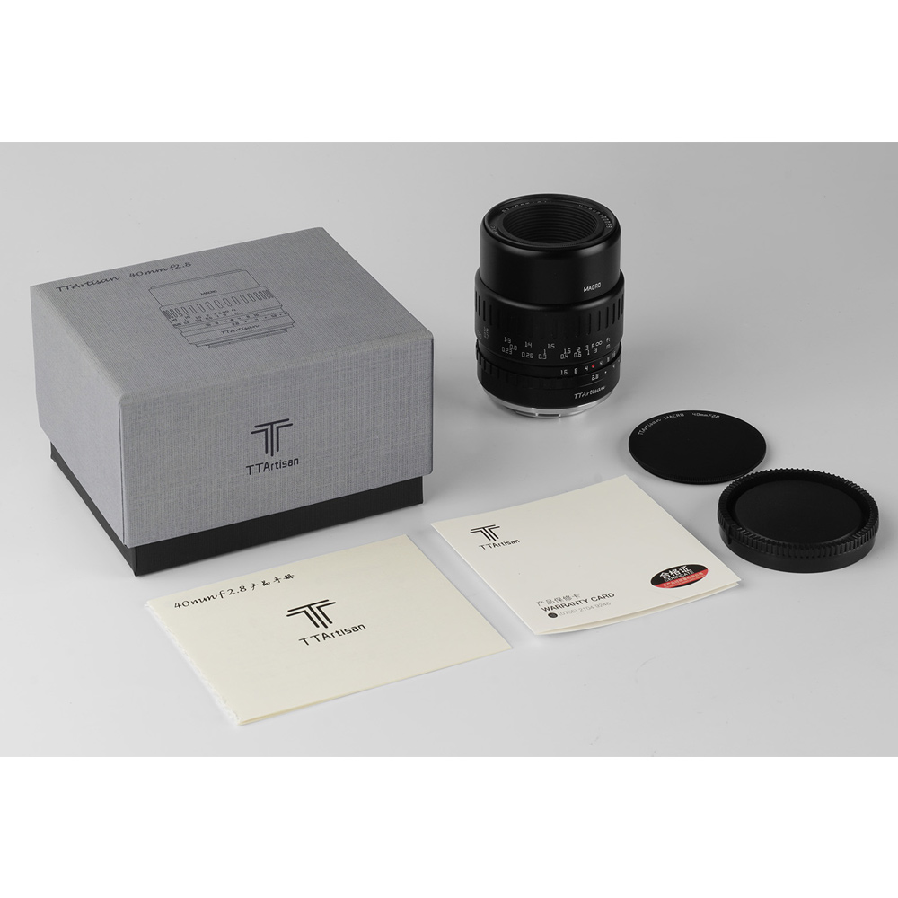 [리퍼비시 A] 티티아티산 MF 40mm F2.8 소니 E마운트 APS-C 매크로 렌즈