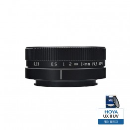 아스트로호리 14mm F4.5 APS-C 광각 렌즈 후지 X 마운트 블랙