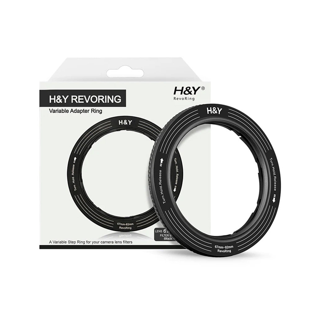 HNY 레보링 67-82mm 가변 렌즈 어댑터 블랙