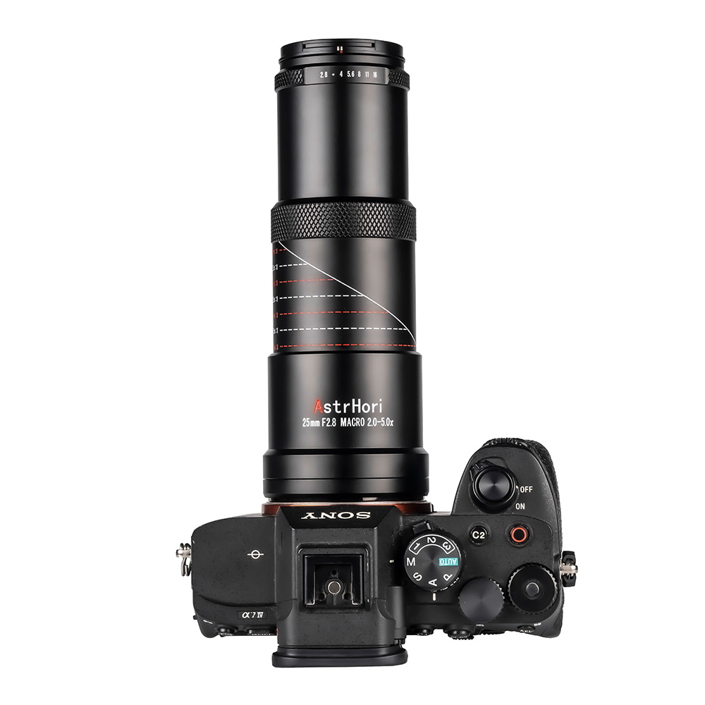 [리퍼비시 A] 아스트로호리 25mm F2.8 소니 E마운트 2-5 X 울트라 매크로렌즈