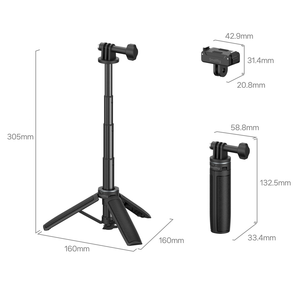스몰리그 6149 DJI 오즈모 액션6 나노 셀피스틱 삼각대