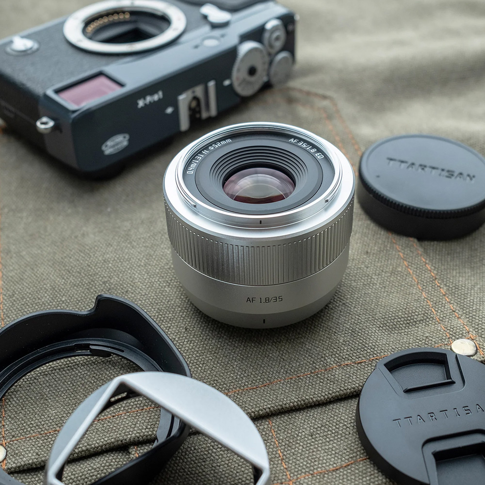[후지피플 공동구매] 티티아티산 AF 35mm F1.8 II 후지 X마운트 APS-C 렌즈 실버