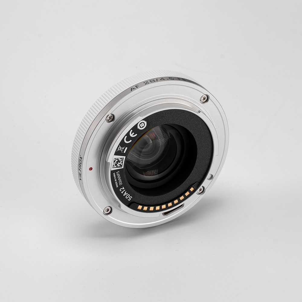 빌트록스 28mm F4.5 AF 후지필름 X마운트 팬케익렌즈 화이트