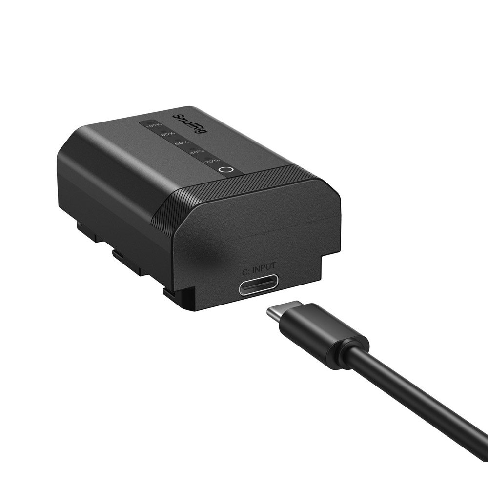 스몰리그 5297 소니 NP-FZ100 USB-C 충전식 카메라배터리 디스플레이 탑재