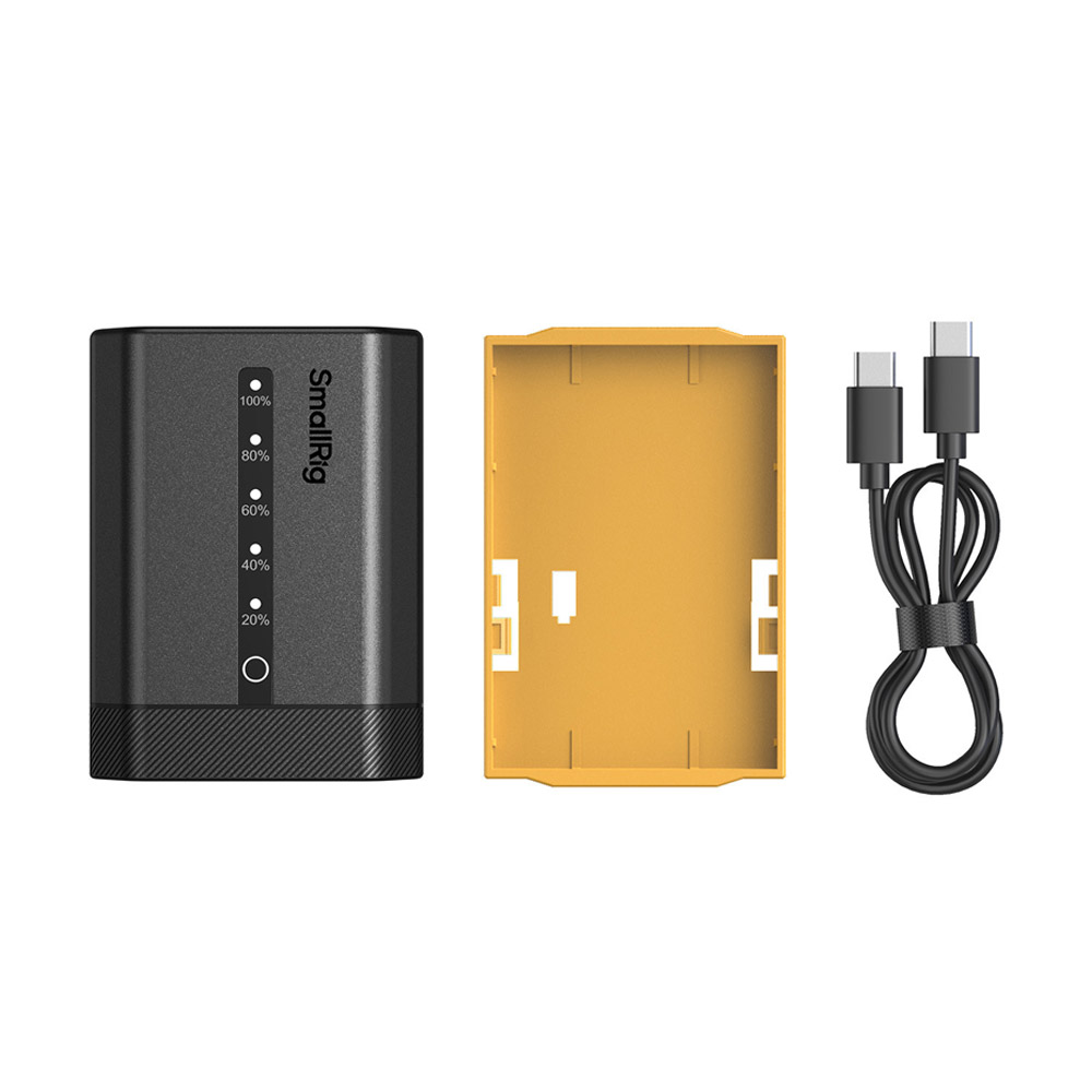 스몰리그 5297 소니 NP-FZ100 USB-C 충전식 카메라배터리 디스플레이 탑재