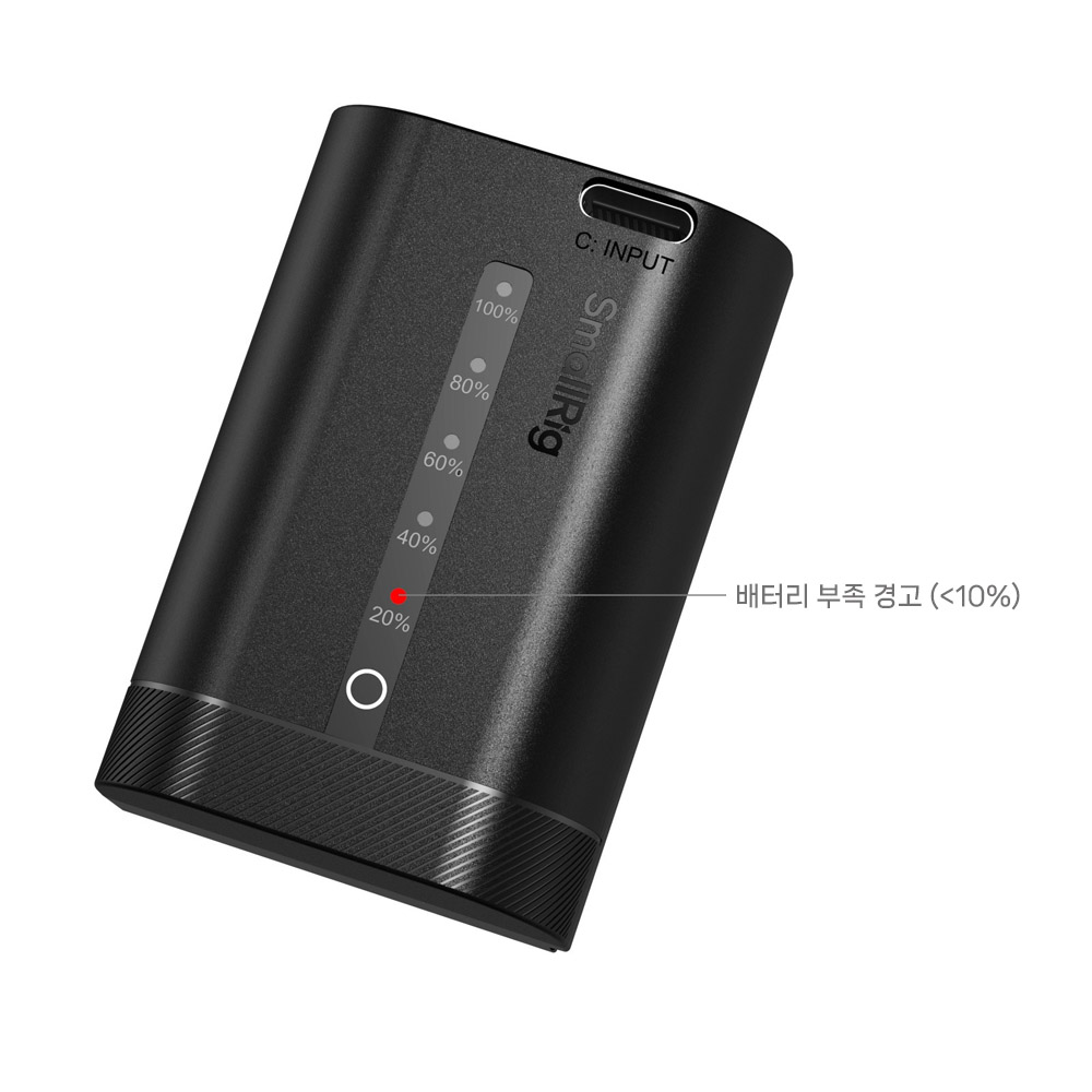 스몰리그 5298 캐논 LP-E6P USB-C 충전식 카메라 배터리 디스플레이 탑재