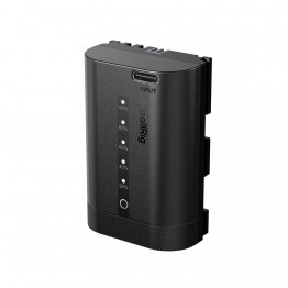 스몰리그 5298 캐논 LP-E6P USB-C 충전식 카메라 배터리 디스플레이 탑재