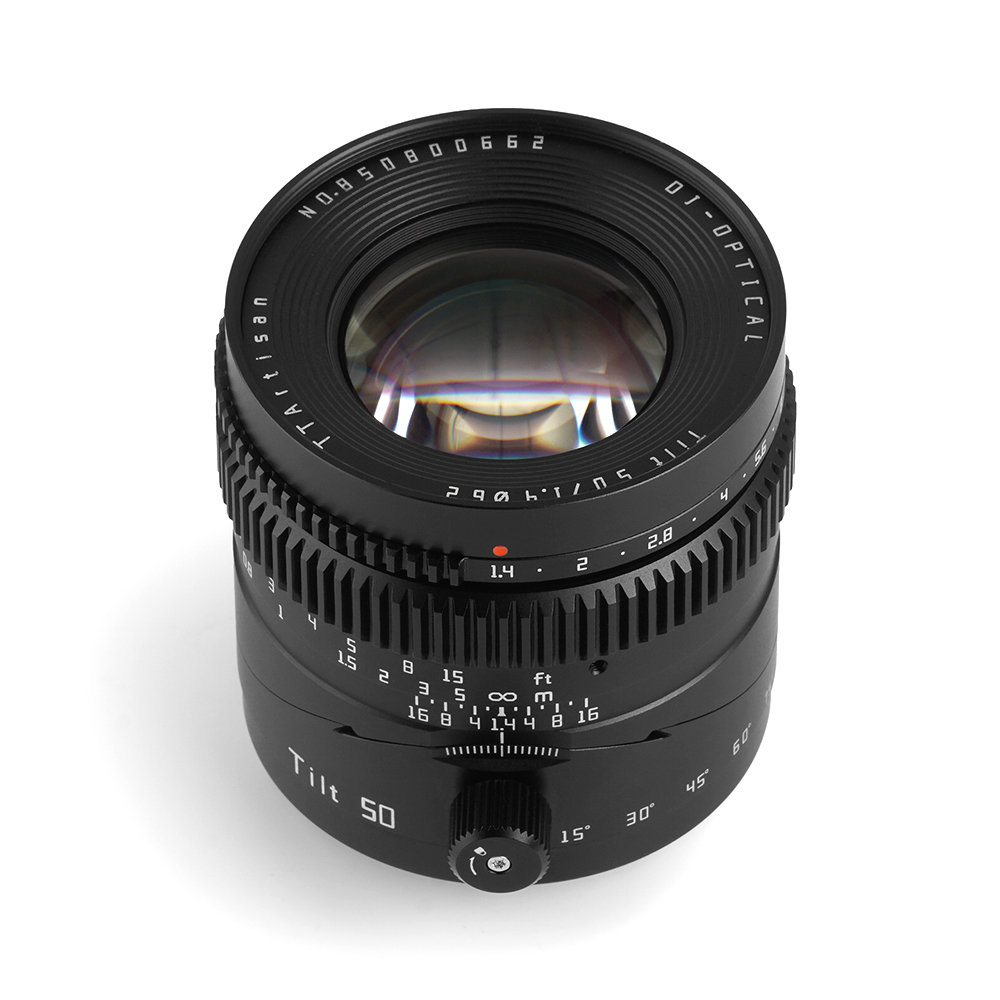 [타임딜] 티티아티산 MF 50mm F1.4 소니 E마운트 풀프레임 틸트렌즈 블랙