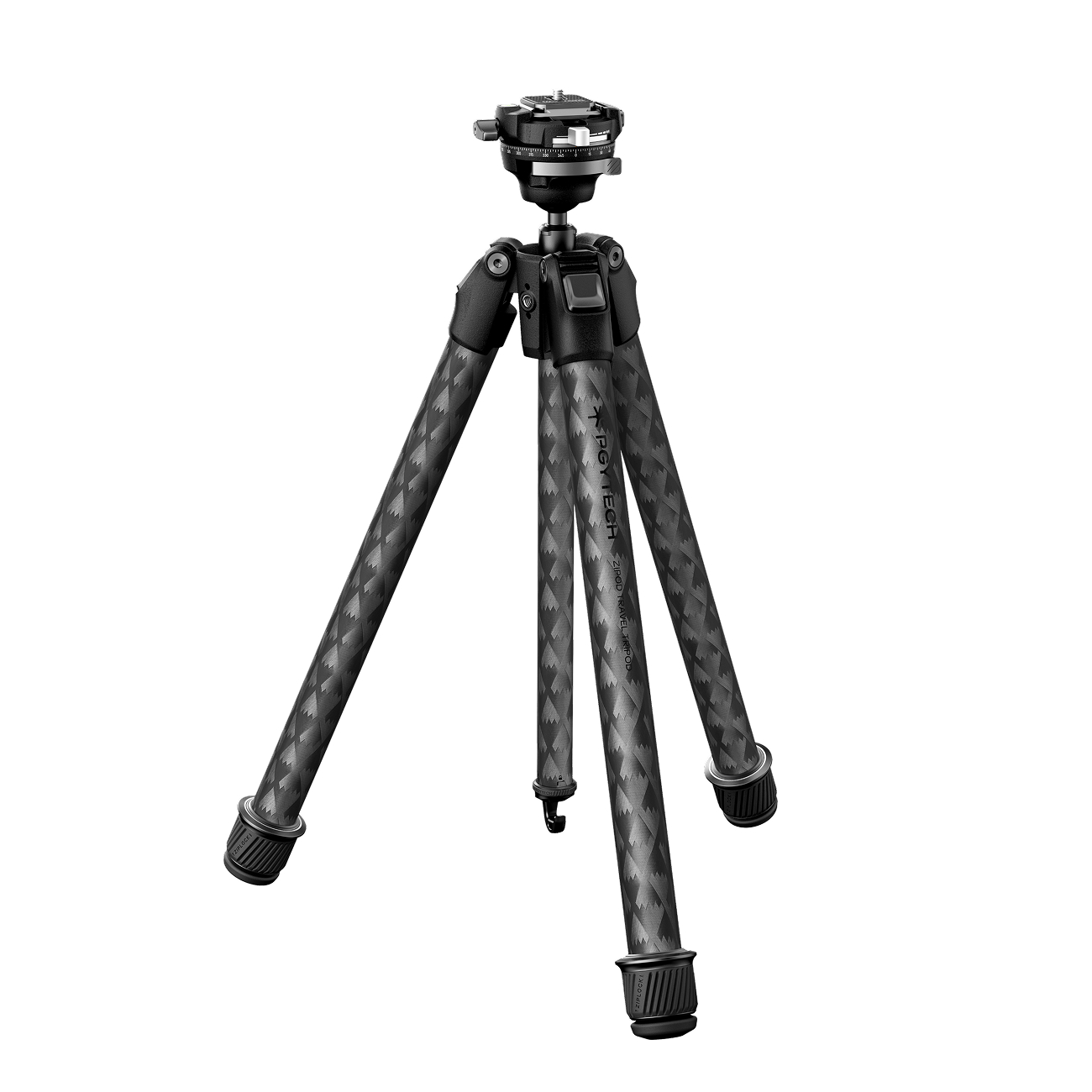 [SONY] 피지테크 ZIPOD 여행용 카본삼각대 블랙 풀락업 시스템 P-CT-011