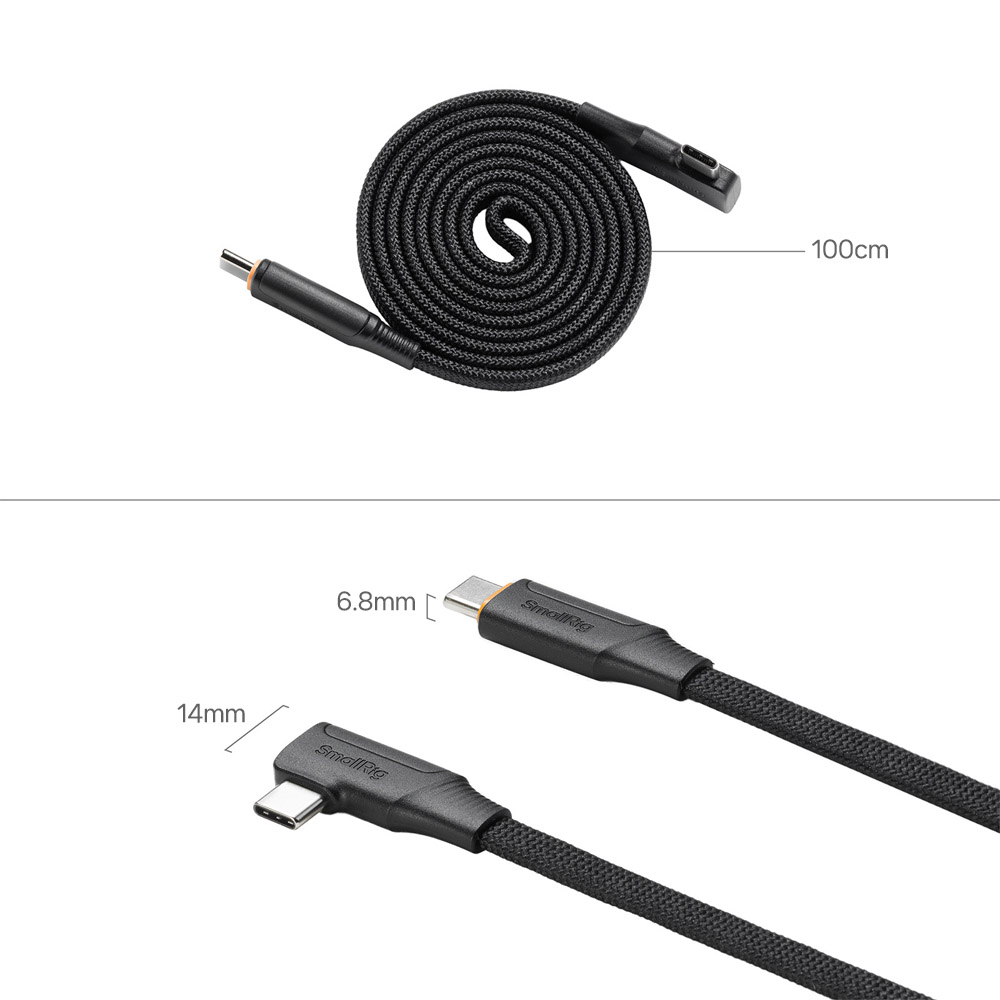 스몰리그 5612 USB-C 100W 마그네틱 코일 충전 케이블 100cm