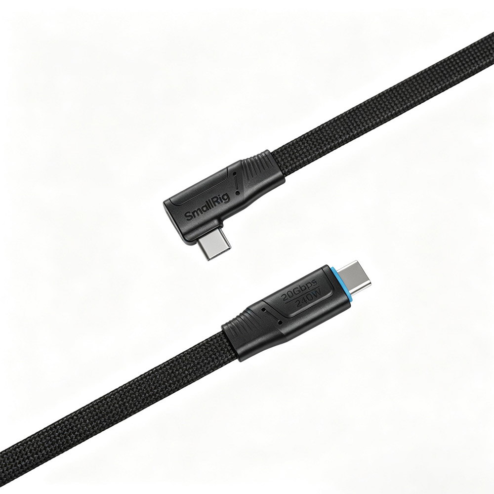 스몰리그 5614 USB-C 240W 코일 데이터 케이블 USB 3.2 Gen2x2 35cm