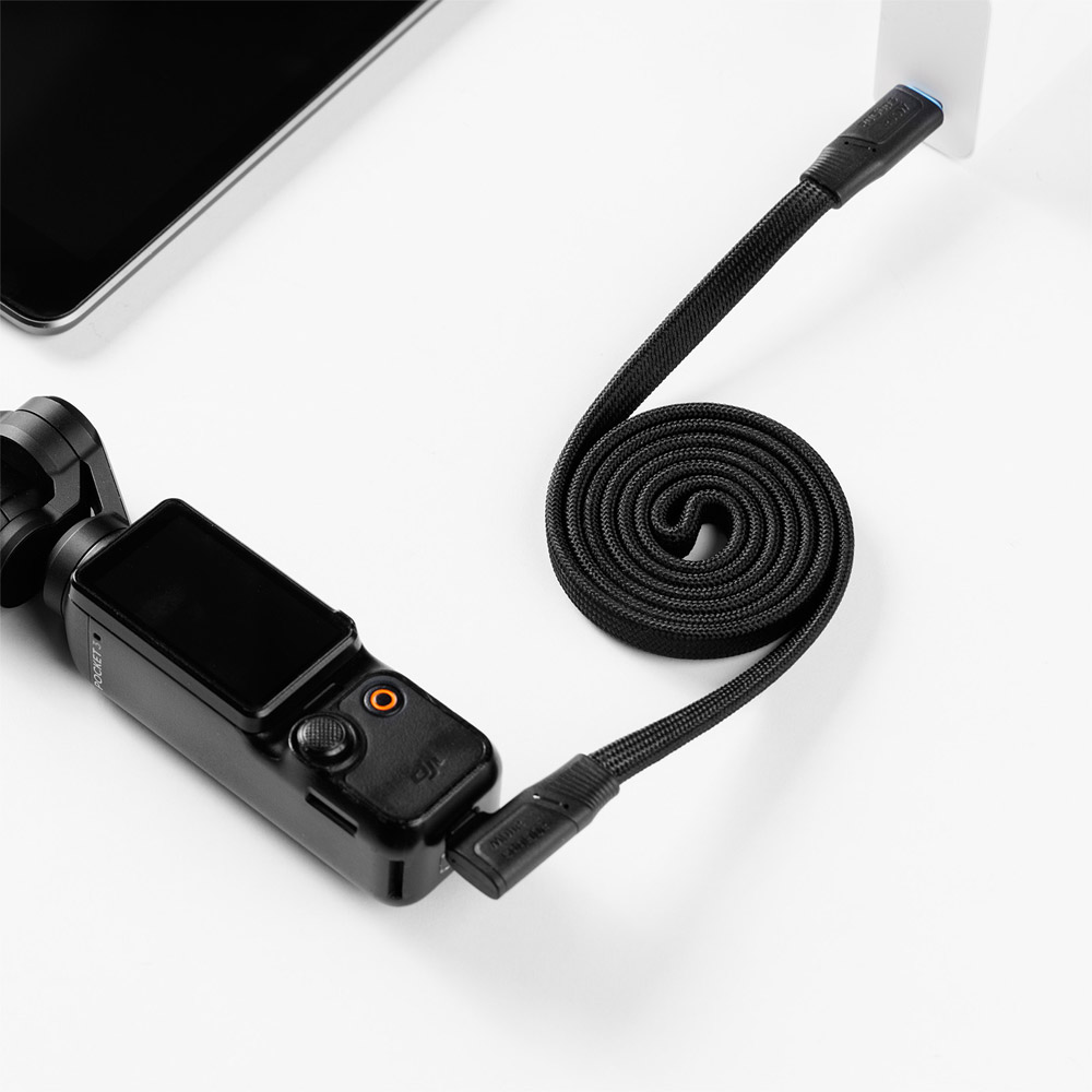 스몰리그 6866 USB-C 240W 코일 데이터 케이블 USB 3.2 Gen2x2 100cm