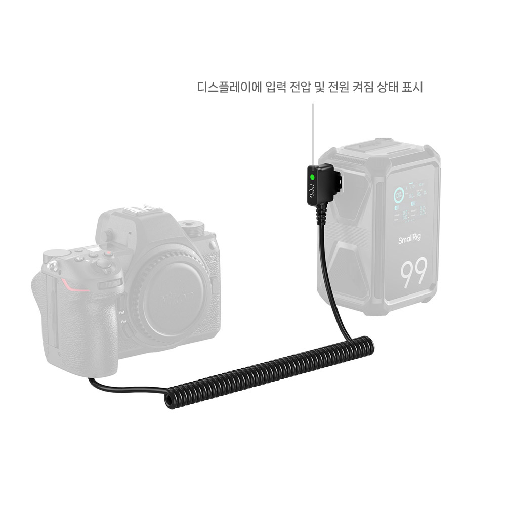스몰리그 6537 니콘 EN-EL15c D-Tap 더미배터리 전원 케이블