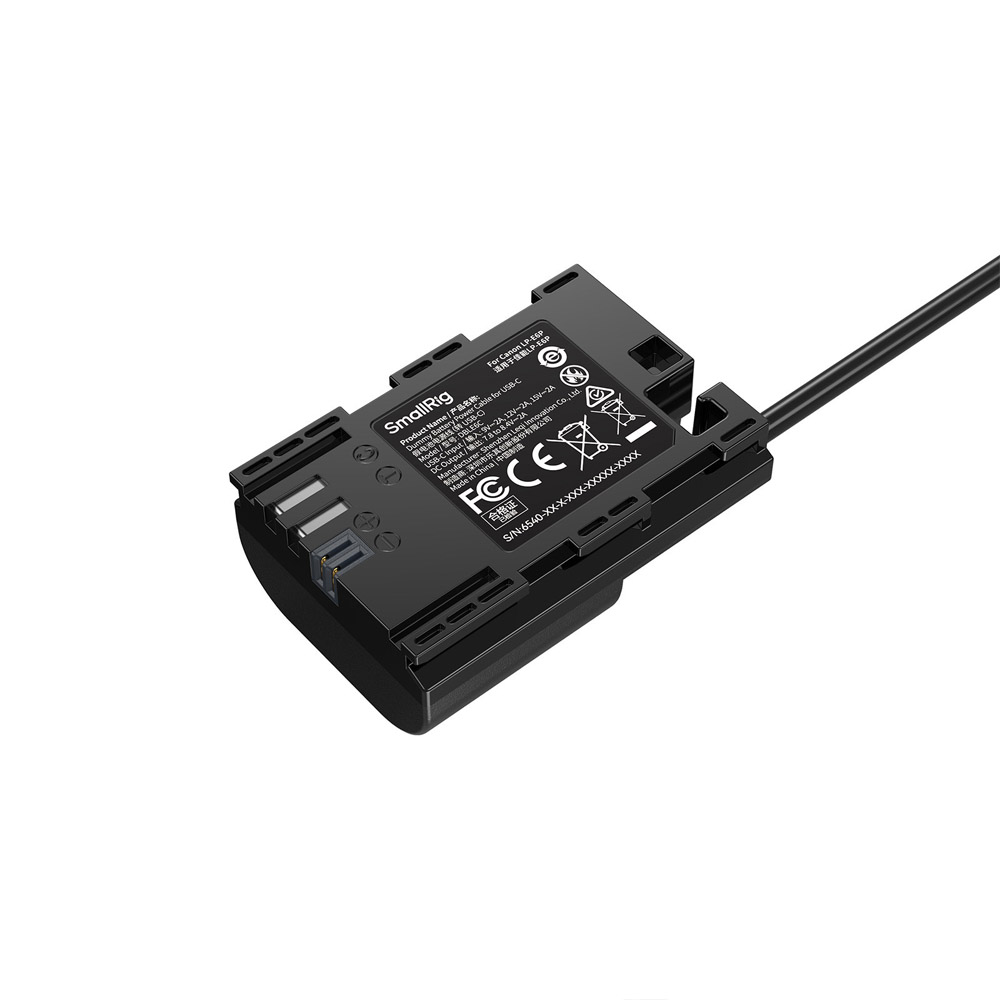 스몰리그 6540 캐논 LP-E6P USB-C 더미배터리 전원 케이블